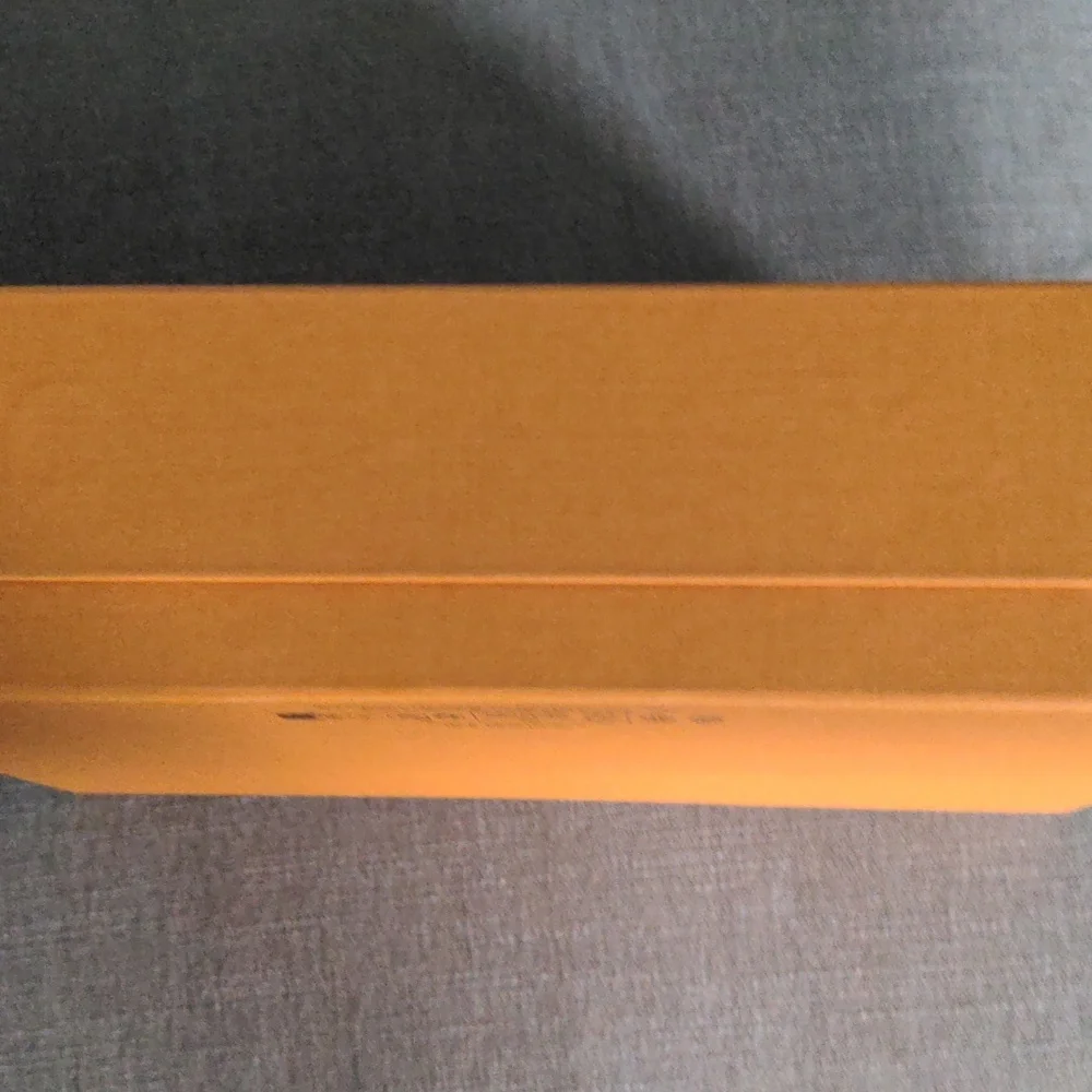 Louis Vuitton Signature Orange Box, 11  By 7 1/2 Inches.  Excellent Condition